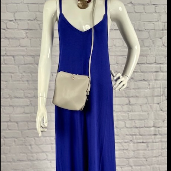 BN V Neck Blue Plus Size Maxi Dress Various - Picture 6 of 12